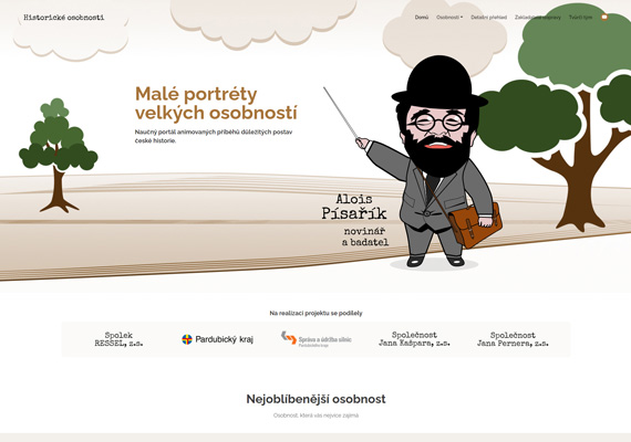 2020 - Client: Media Company s.r.o. <a href='http://www.historickeosobnosti.cz' target='_blank'>www.historickeosobnosti.cz</a>
